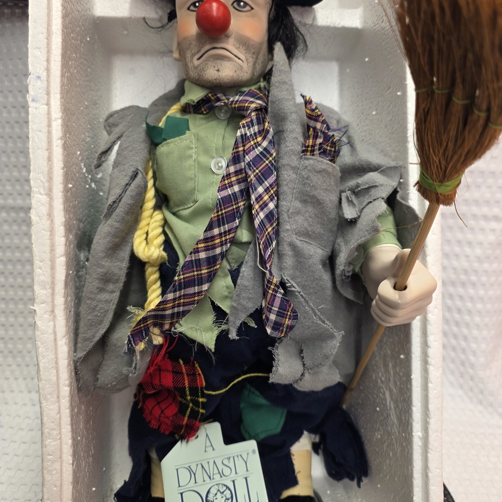 1986 Vintage Dynasty Doll Collection - Clyde The Hobo Clown - Picture 10 of 16